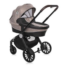   Lorelli Ramona 3 az 1-ben multifunkciós babakocsi (2 doboz) - Beige