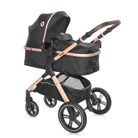   Lorelli Viola babakocsi mózessé alakítható sportrésszel + adapter - Black Diamonds