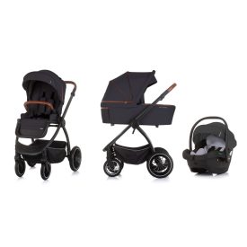   Chipolino Prestige 3az1-ben multifunkciós babakocsi - Blackberry