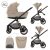 Lorelli Bianca multifunkciós babakocsi + adapter - Beige