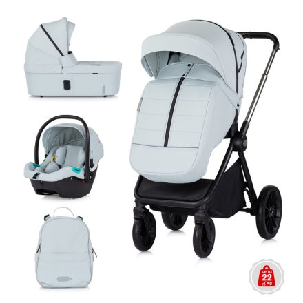 Chipolino Encanto 3az1-ben multifunkciós babakocsi - Basil