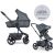 EASYWALKER Kombinált babakocsi Harvey⁵ Premium 2 az 1-ben Mineral Grey LITE RWS