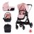 Chipolino Elite 3in1 multifunkciós babakocsi - Pink Marshmellow