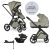 EASYWALKER Kombinált babakocsi Zoey Sage Green + CYBEX Aton B2 i-Size + bázis